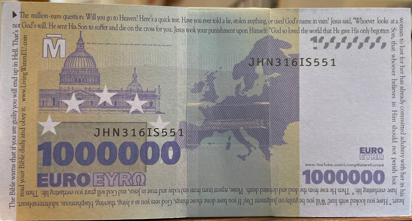 Millions d'euros (anglais)