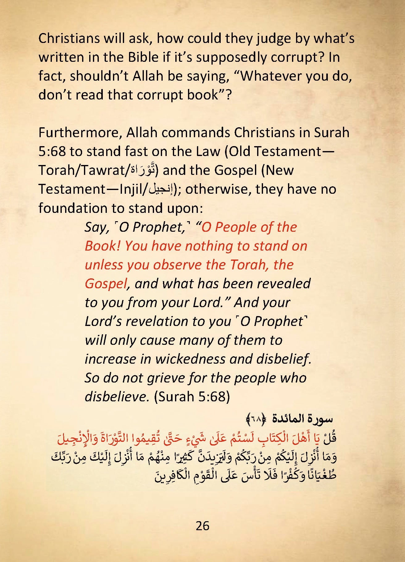 Why Muslims Reject Christianity (ENGLISH)